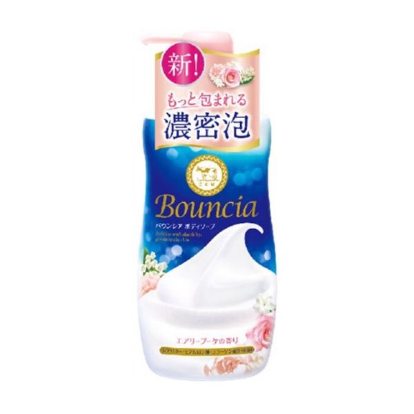 牛乳石鹸 バウンシア ボディソープ エアリーブーケの香り ポンプ 480mL 480mL