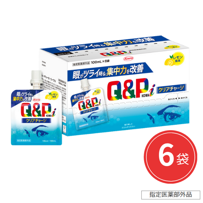 キューピーコーワiクリアチャージ レモン風味 100mL×6袋【指定医薬部外品】 100mL×6袋