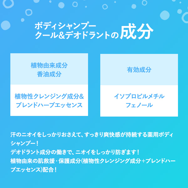 シーブリーズ ボディシャンプー S クール＆デオドラント つめかえ用 400mL 【医薬部外品】 400ml