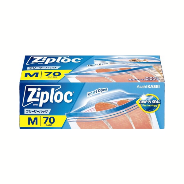 Ziploc ジップロック フリーザーバッグ M 70枚入 大容量品 70枚入