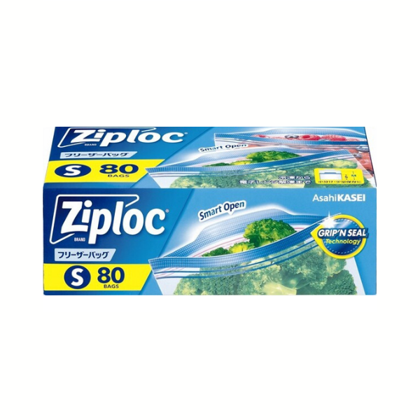 Ziploc ジップロック フリーザーバッグ S 80枚入 大容量品 80枚入