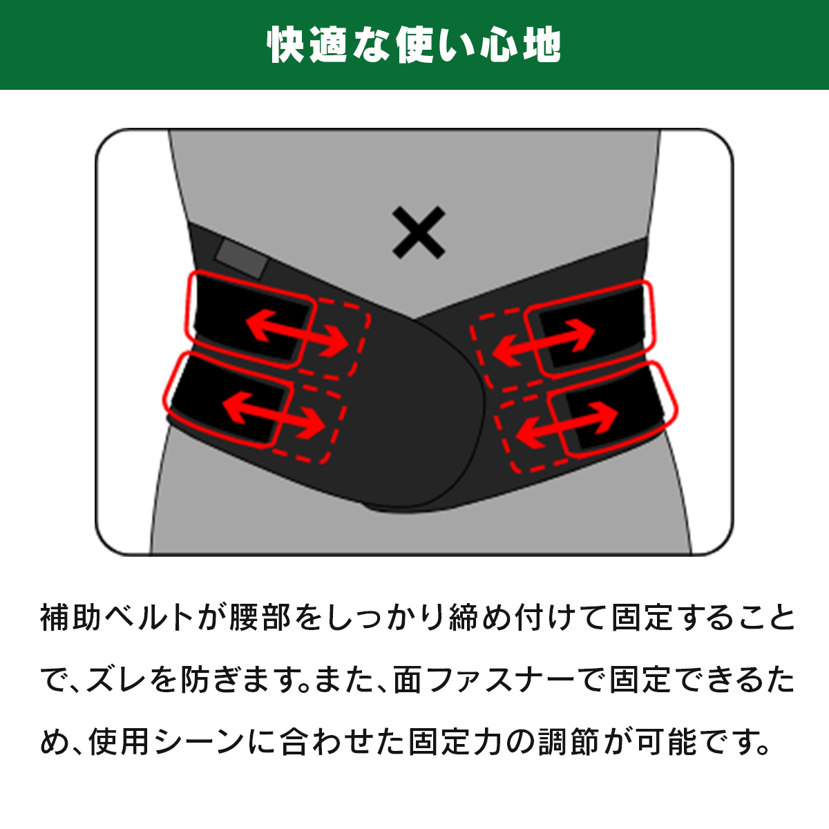 バンテリンコーワ加圧サポーター　腰用　固定タイプ　3Lサイズ ブラック 3Ｌ