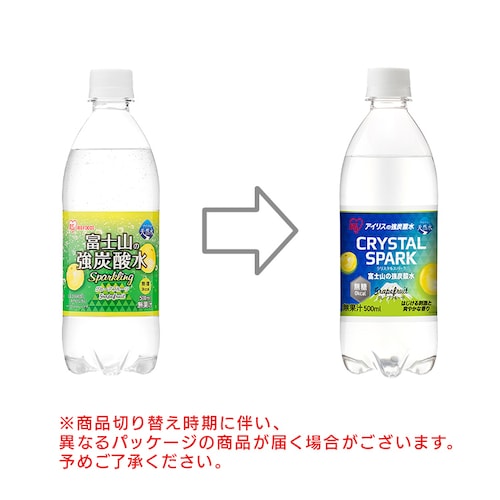 アイリスオーヤマ 富士山の強炭酸水 500mL×24本 500ml x 24本