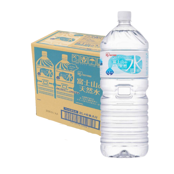 アイリスオーヤマ 富士山の天然水 2L×6本 2L x 6本