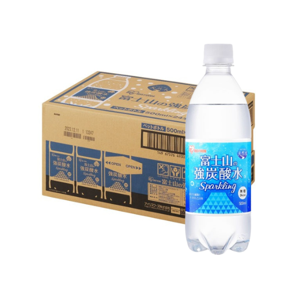 アイリスオーヤマ 富士山の強炭酸水 500mL×24本 500ml x 24本