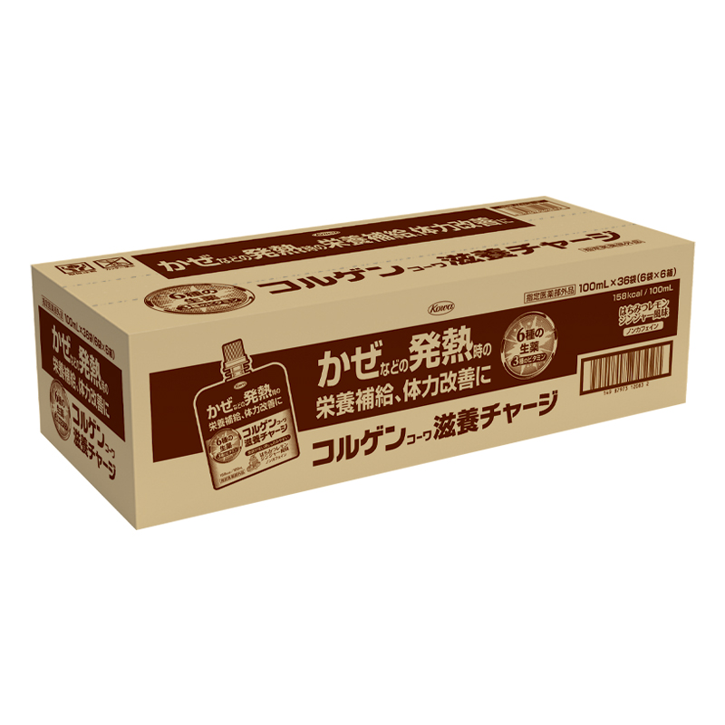 コルゲンコーワ滋養チャージ　100mL x 36袋【指定医薬部外品】 100mL×36袋