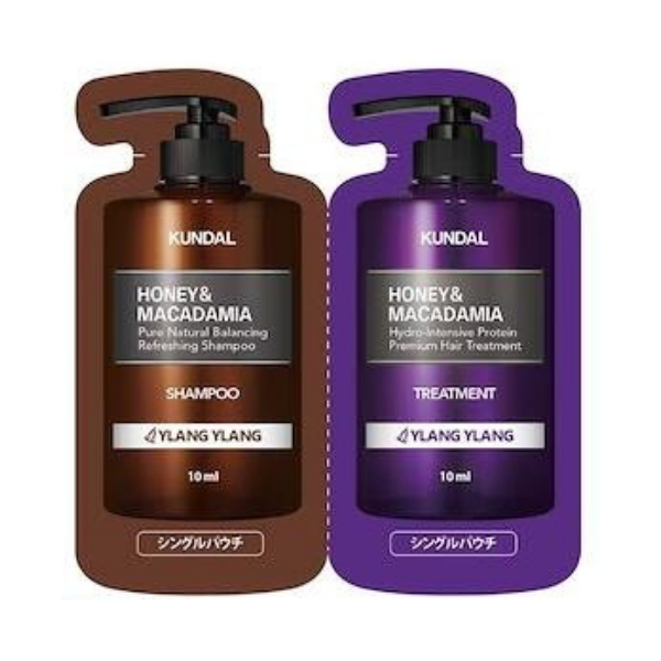 KUNDAL（クンダル） H&Mシャンプー＆トリートメントパウチ イランイランの香り 10mLｘ２ 10ml×2