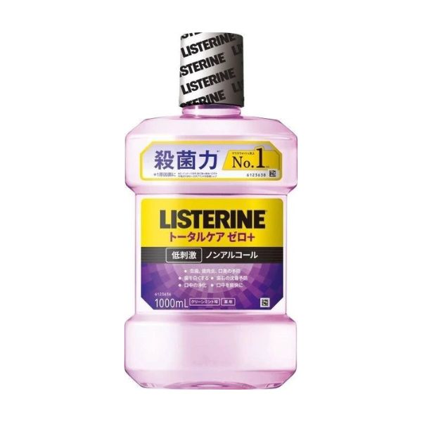 ジョンソン・エンド・ジョンソン 薬用リステリン トータルケア ゼロプラス ノンアルコール 1000mL 【医薬部外品】 1000ml