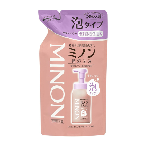 ミノン 全身シャンプー 泡タイプ 詰替 400mL 【医薬部外品】 400ml