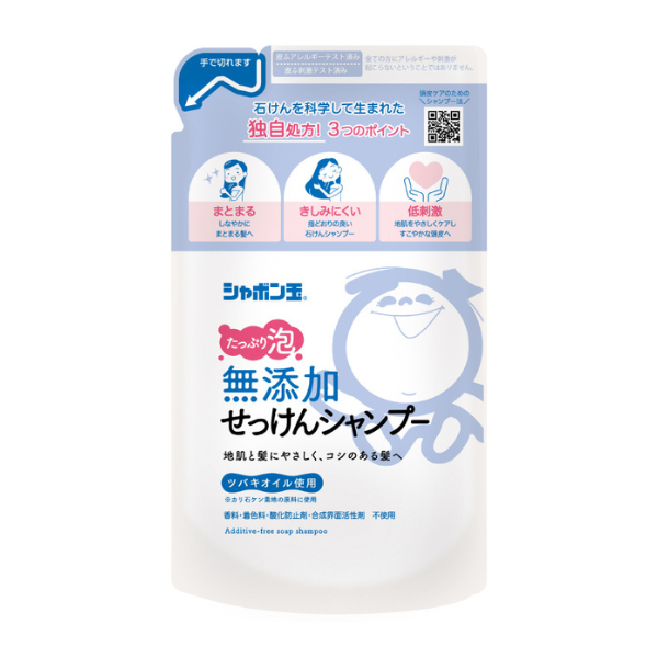 シャボン玉石けん 無添加せっけんシャンプー 泡タイプ 詰替 420mL 420mL