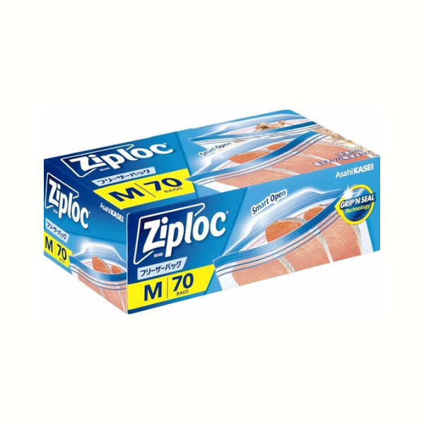 Ziploc ジップロック フリーザーバッグ M 70枚入 大容量品 70枚入