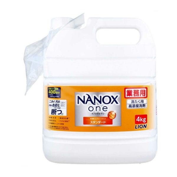 ライオン LION NANOX one ナノックスワン スタンダード 業務用 4kg[洗濯用液体洗剤] 4kg