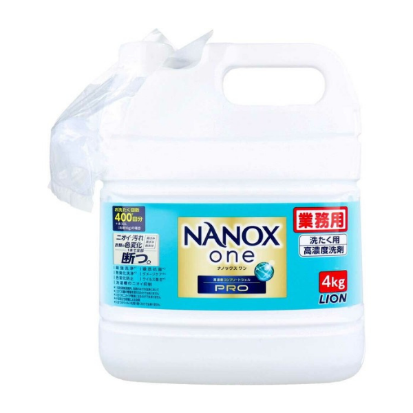 ライオン LION NANOX one ナノックスワン PRO 業務用 4kg[洗濯用液体洗剤] 4kg