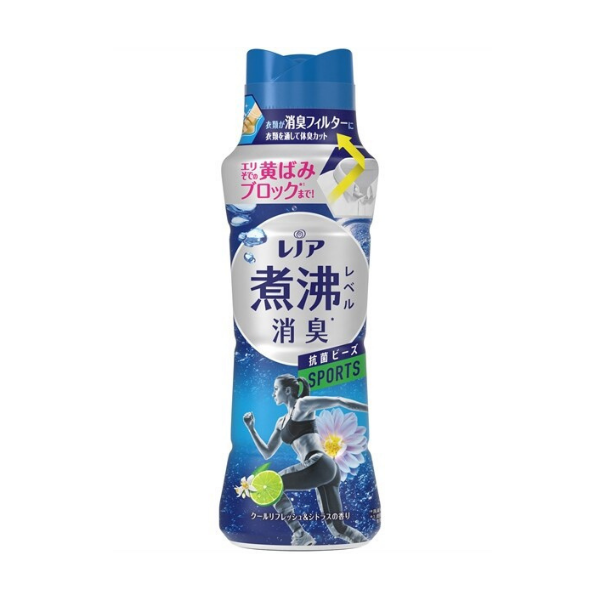 P&G レノア 煮沸レベル消臭抗菌ビーズ SPORTS クールリフレッシュ＆シトラスの香り 本体 420ml[洗濯ビーズ] 420ml