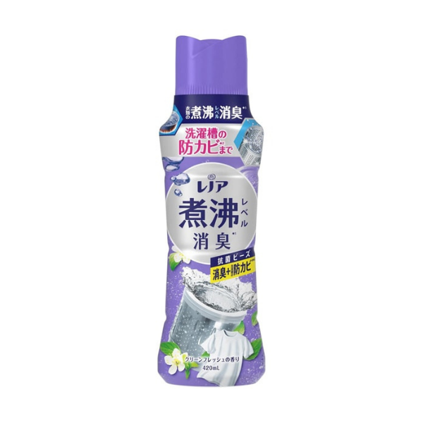 P&G レノア 煮沸レベル消臭抗菌ビーズ 洗濯槽の防カビ クリーンフレッシュの香り 詰替 本体 420ml[洗濯ビーズ] 420ml