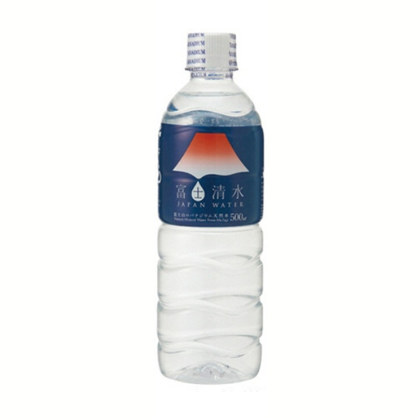 ミツウロコビバレッジ 富士清水 JAPAN WATER 500ｍL×24本 シュリンクキャップ仕様 500mL x 24本