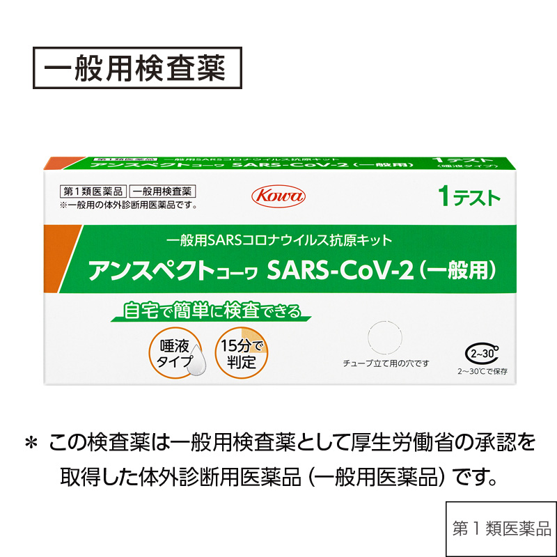アンスペクトコーワ SARS-CoV-2(一般用) 【第1類医薬品】
