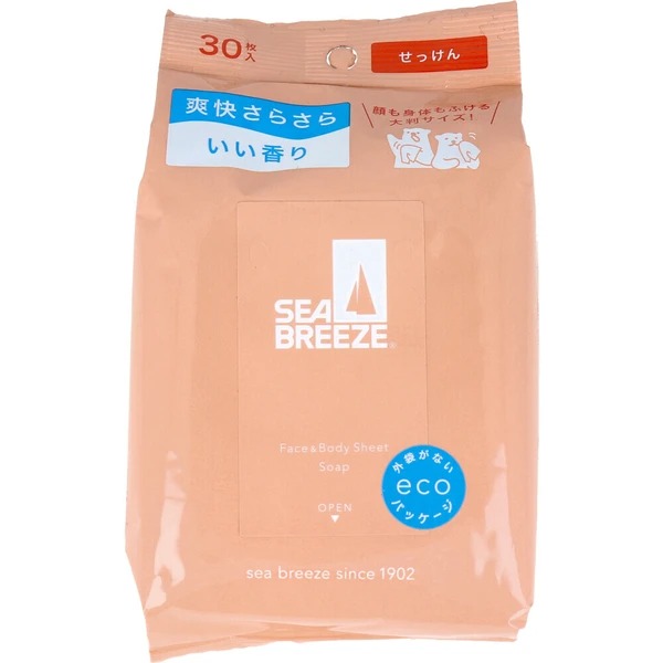 シーブリーズ フェイス&ボディシート N せっけんの香り 30枚入