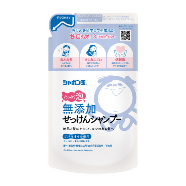 シャボン玉石けん 無添加せっけんシャンプー 泡タイプ 詰替 420mL