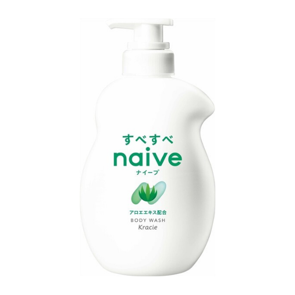 クラシエ Kracie ナイーブ ボディソープ アロエエキス配合 本体ポンプ 液体 530mL