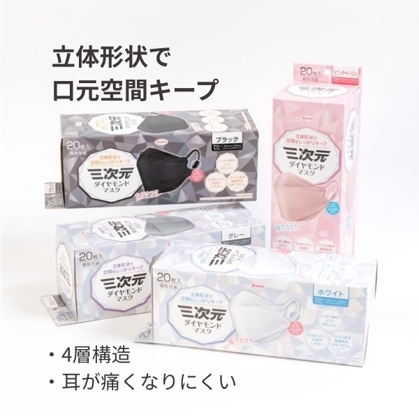 三次元ダイヤモンドマスク 20枚入