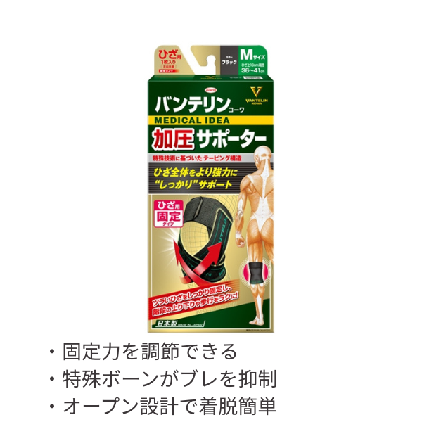 バンテリンコーワ加圧サポーター ひざ用
