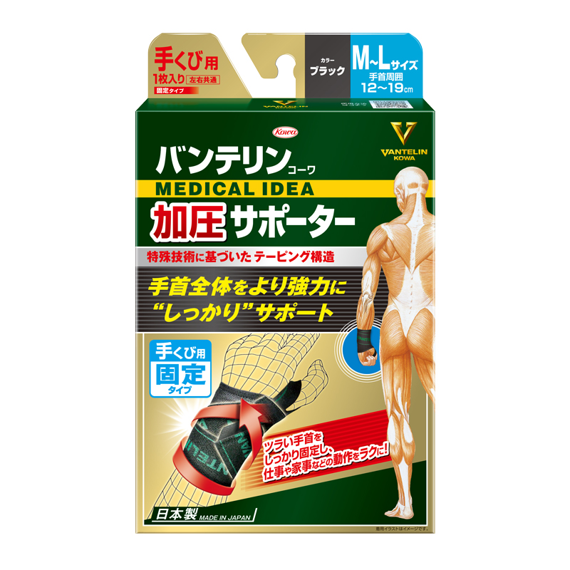 バンテリンコーワ加圧サポーター 手くび用
