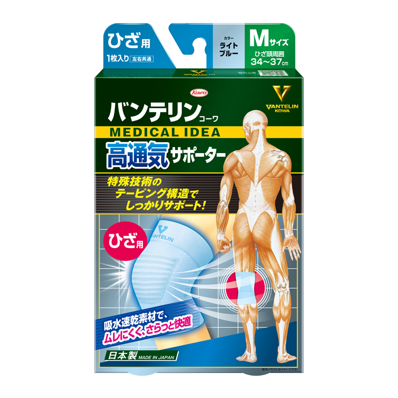 バンテリンコーワ高通気サポーター ひざ用
