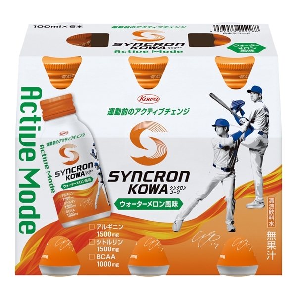 シンクロンコーワ アクティブモード ウォーターメロン風味 100ml×6本