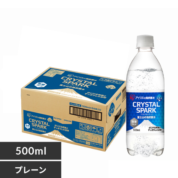 アイリスオーヤマ 富士山の強炭酸水 500mL×24本
