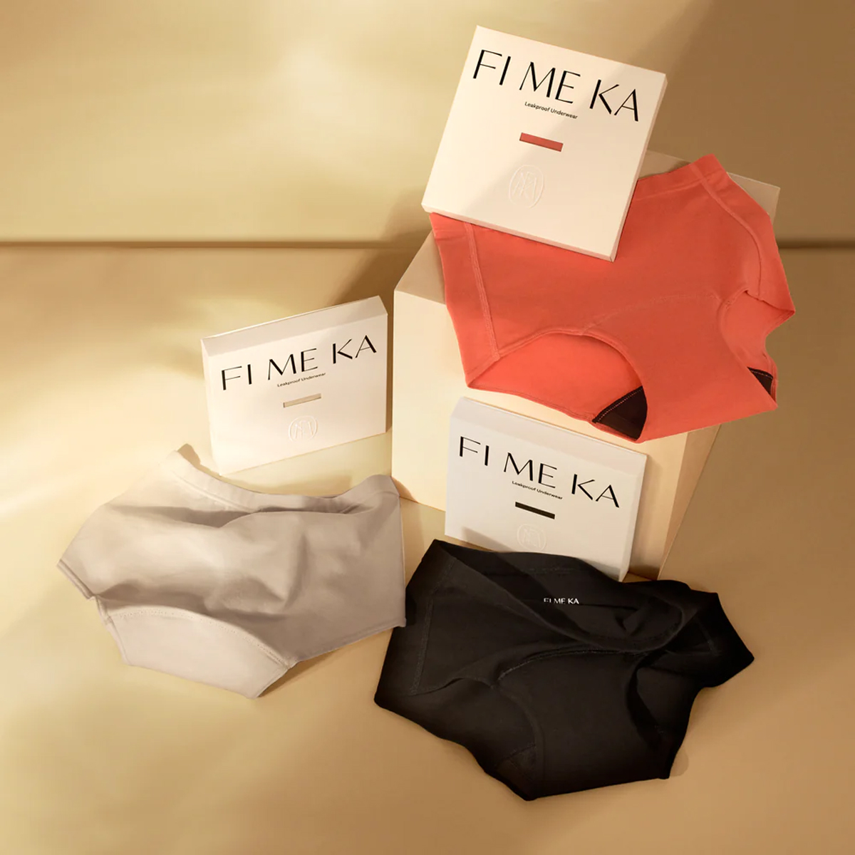 FI ME KA 吸水ショーツ - ハイウェスト