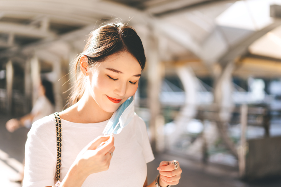 マスクの暑さ・蒸れ・息苦しさなどの悩みを解消してくれるさらさらマスク